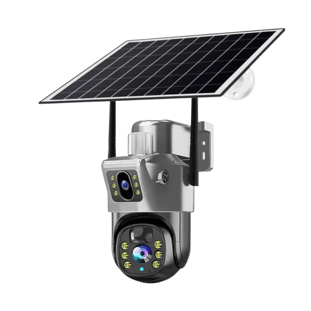 Double caméra solaire 4G 10MP -